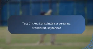 Test Cricket: Kansainväliset vertailut, standardit, käytännöt