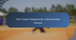 Test Cricket: Pelaajaroolit, Erikoistumiset, Vastuut