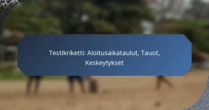 Testikriketti: Aloitusaikataulut, Tauot, Keskeytykset
