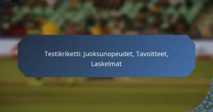 Testikriketti: Juoksunopeudet, Tavoitteet, Laskelmat