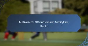 Testikriketti: Ottelutuomarit, Nimitykset, Roolit