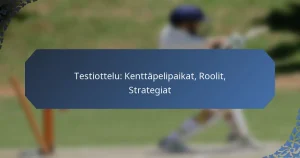 Testiottelu: Kenttäpelipaikat, Roolit, Strategiat