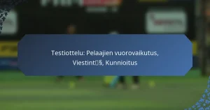 Testiottelu: Pelaajien vuorovaikutus, Viestintä, Kunnioitus
